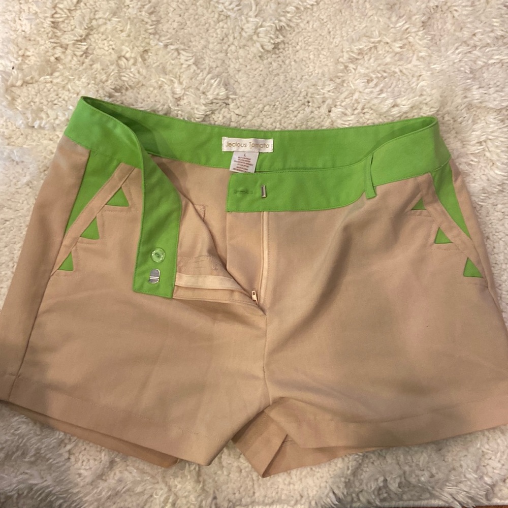Jealous tomato size large women’s shorts.